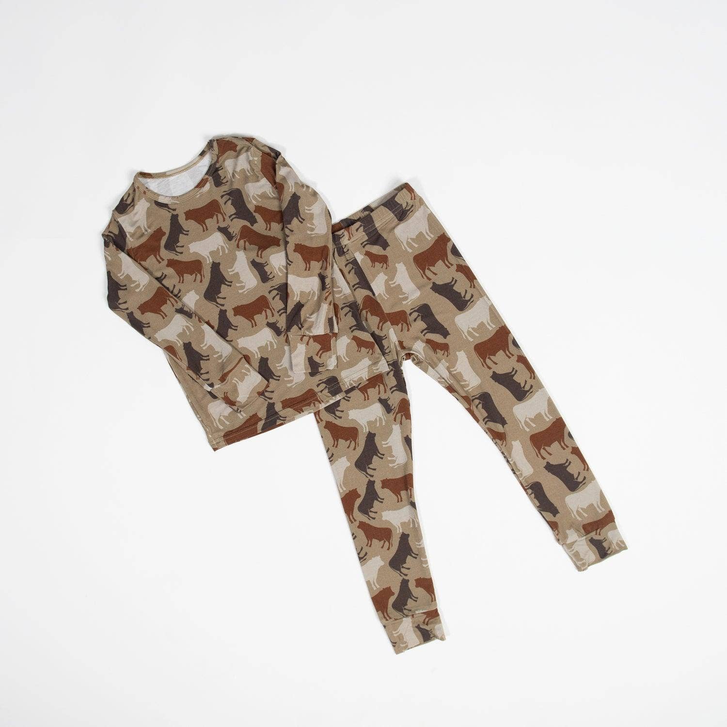 Cow Camo™ Toddler/Youth Bamboo Pajama Set
