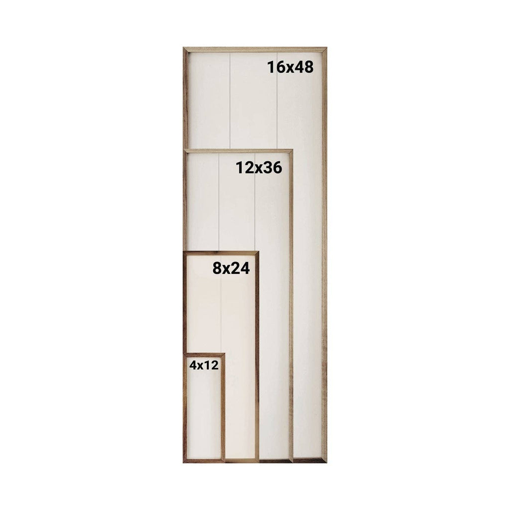 Personalized Zip City State Vertical White