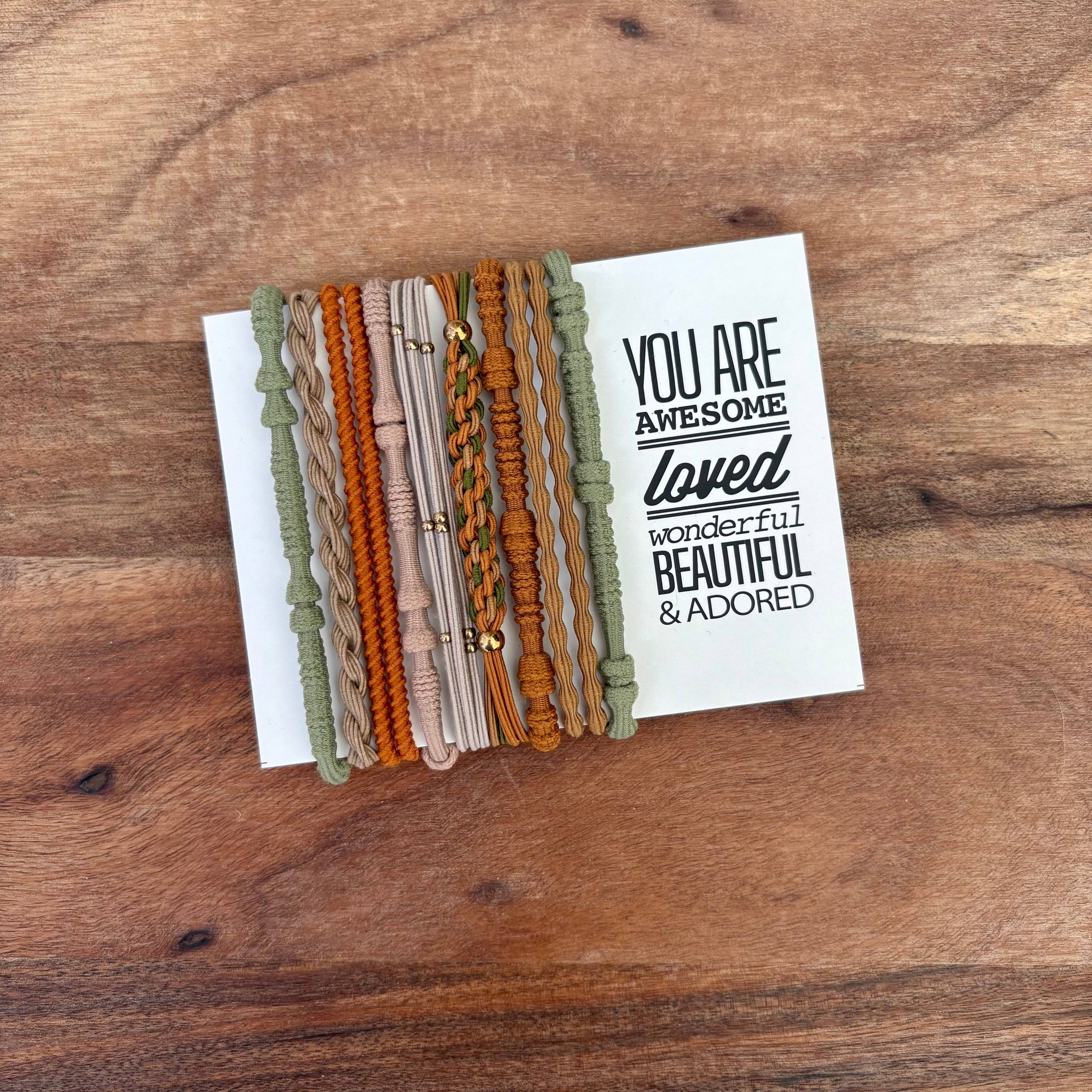 Boho Hair Ties | Earth Tones