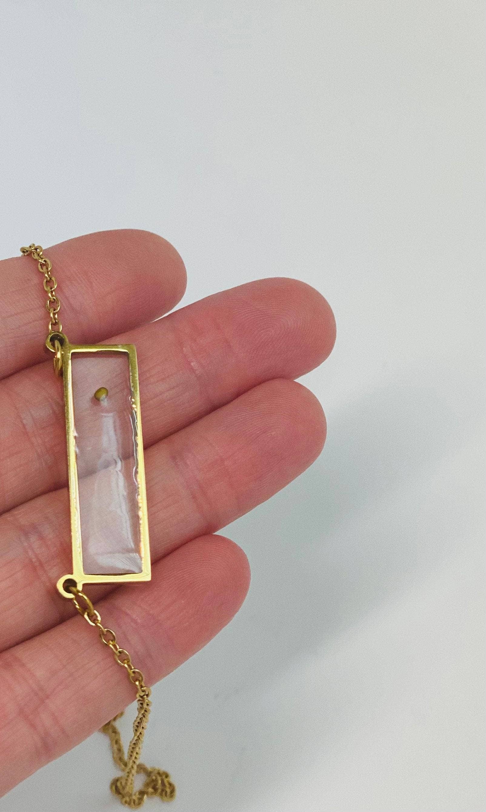 Real mustard seed necklace