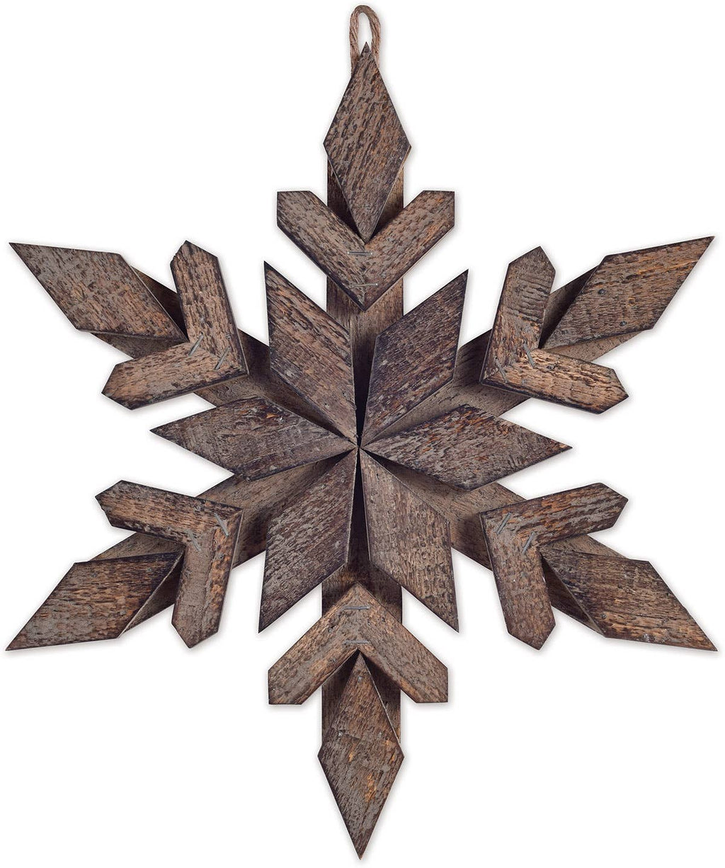 Brown Snowflake 14"