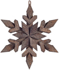 Brown Snowflake 14"