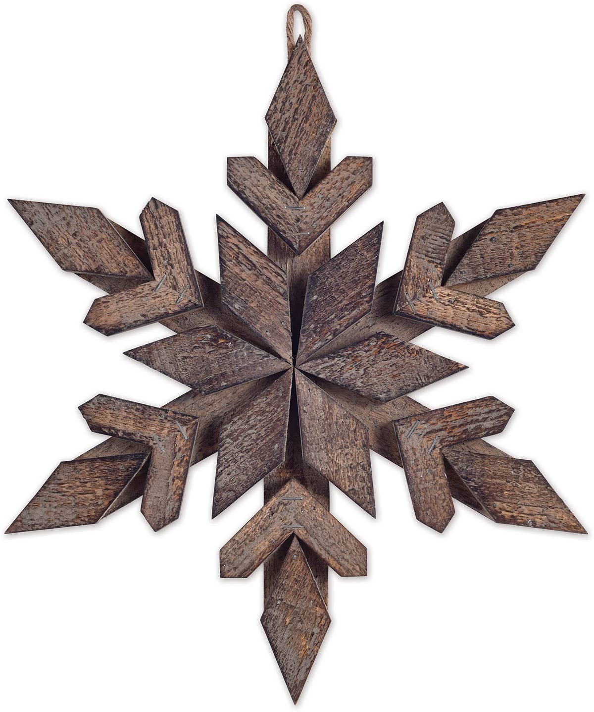 Brown Snowflake 14"