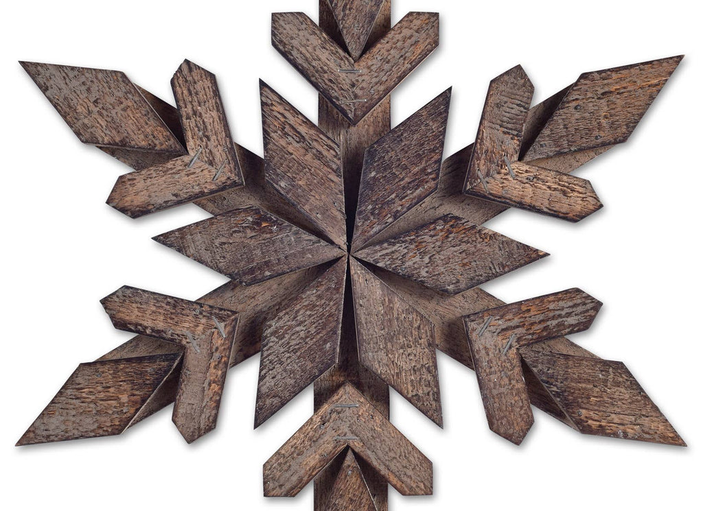Brown Snowflake 14"