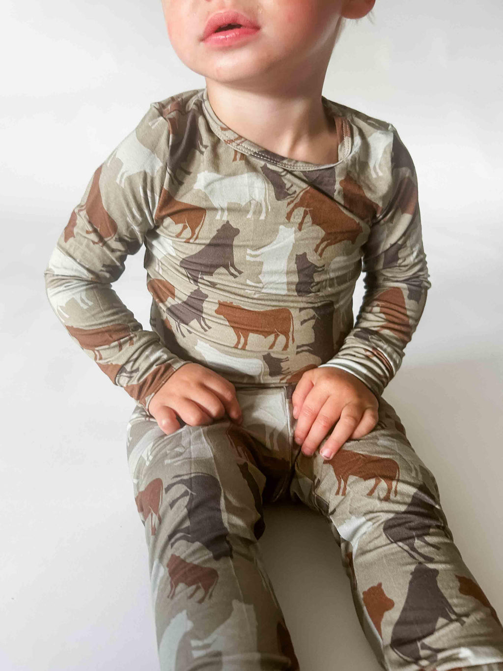 Cow Camo™ Toddler/Youth Bamboo Pajama Set