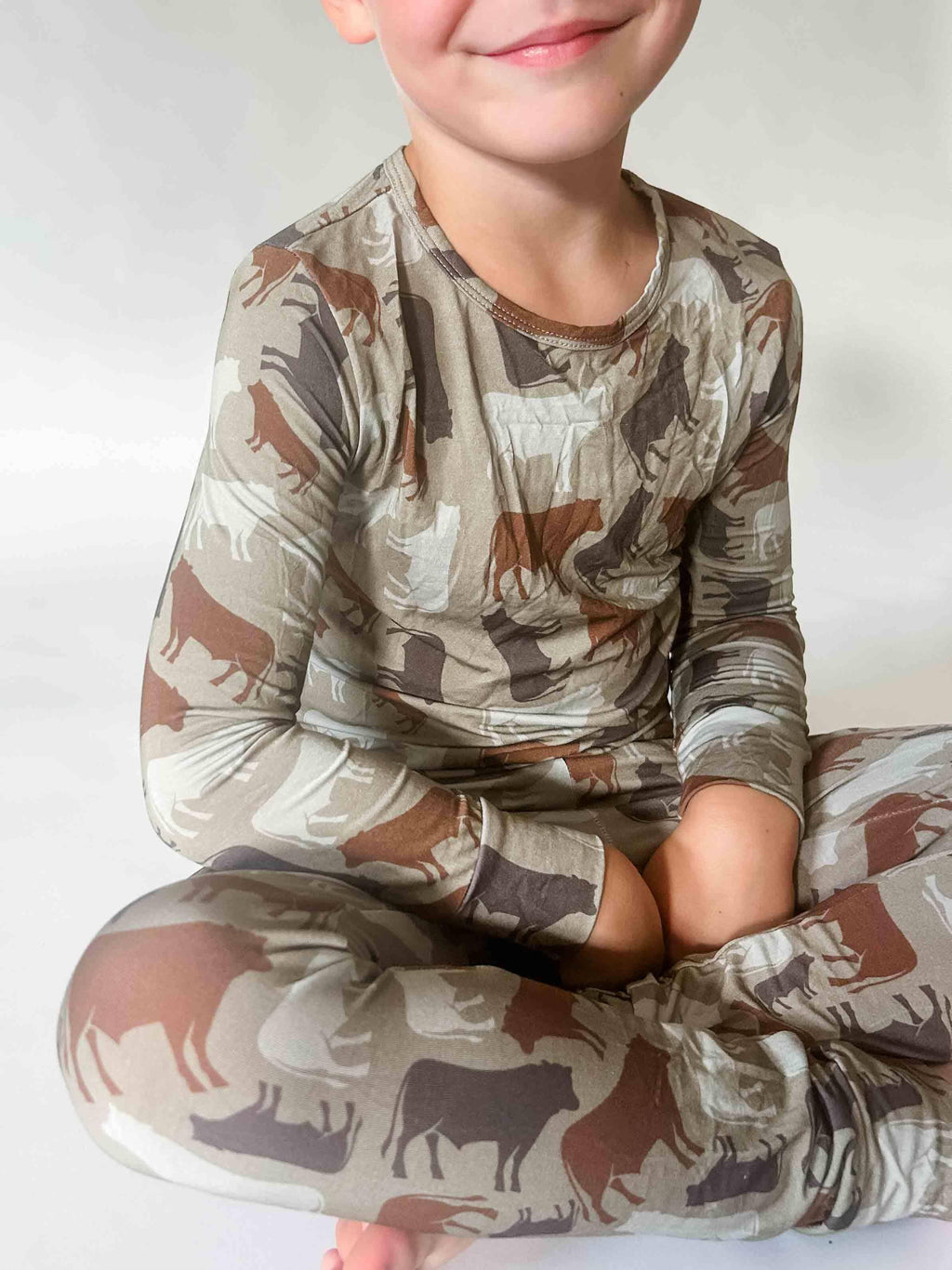 Cow Camo™ Toddler/Youth Bamboo Pajama Set