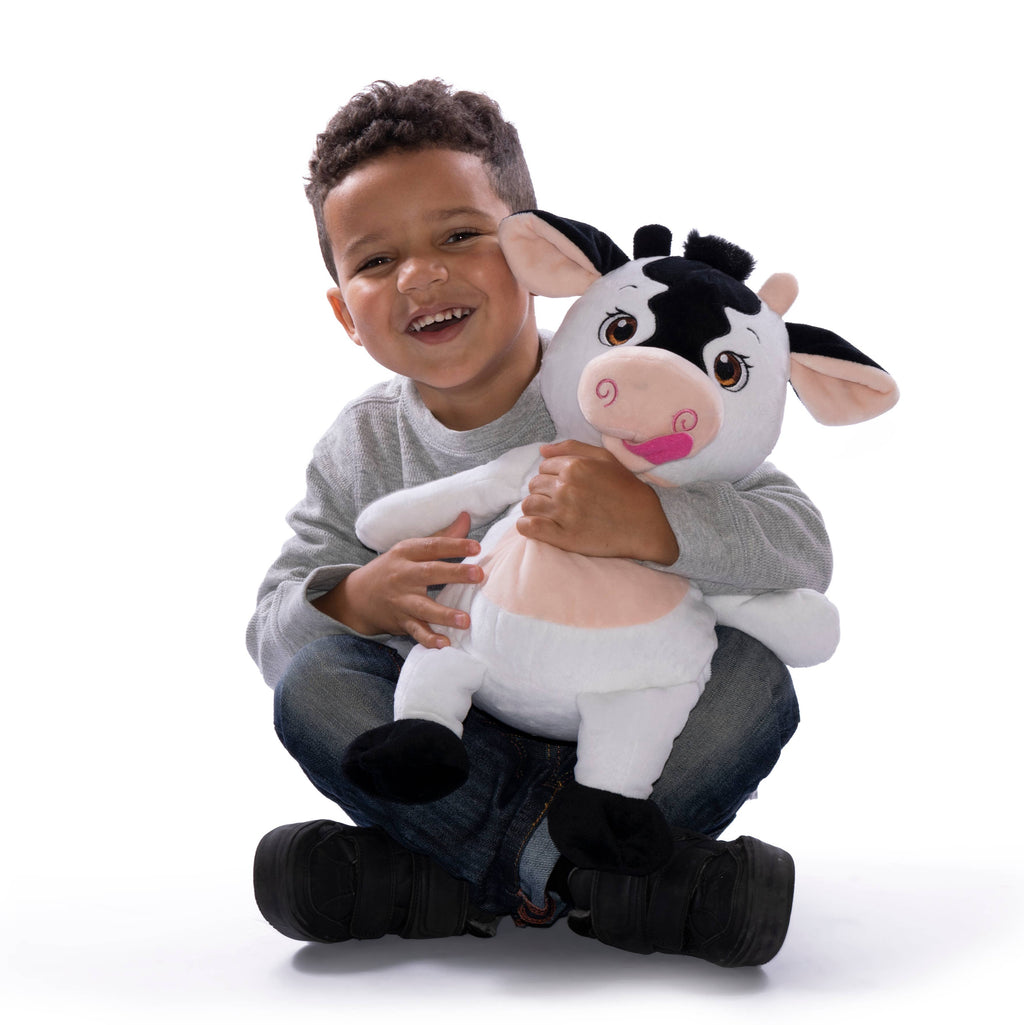 Signature Cow with removable stuffing pod