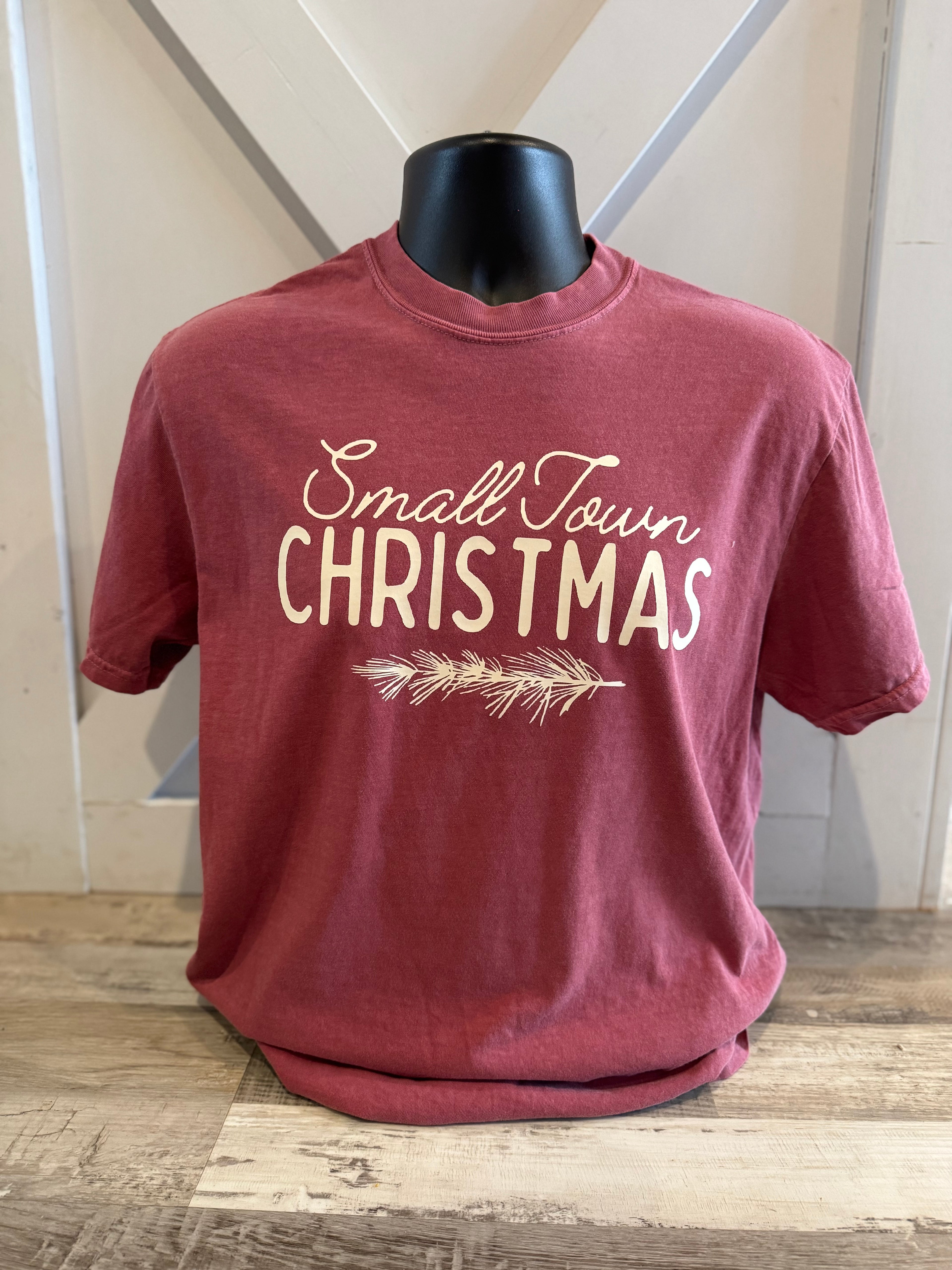 Small Town Christmas - Comfort Colors T-Shirt