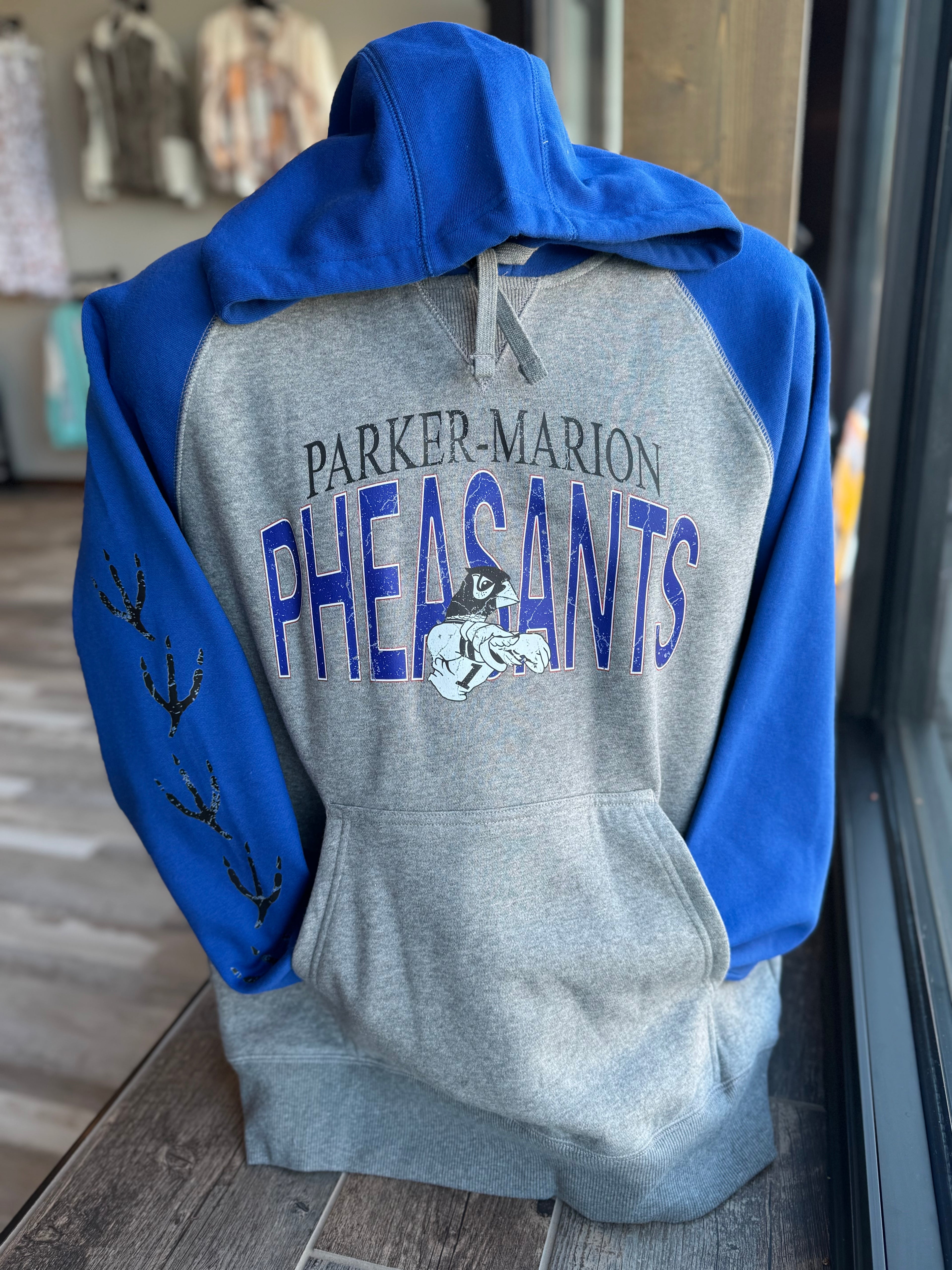 Parker-Marion Pheasants Raglan Hoodie