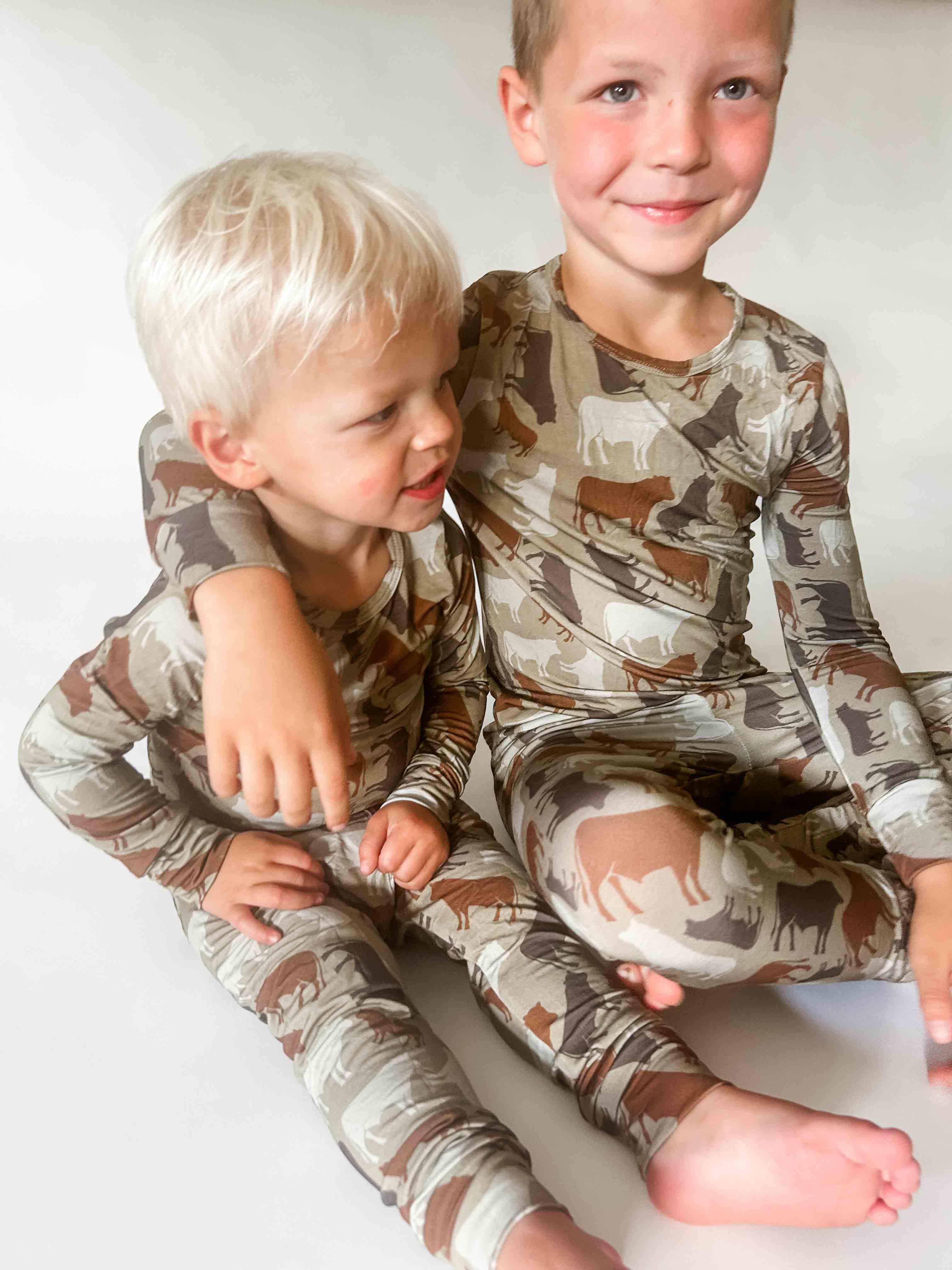 Cow Camo™ Toddler/Youth Bamboo Pajama Set