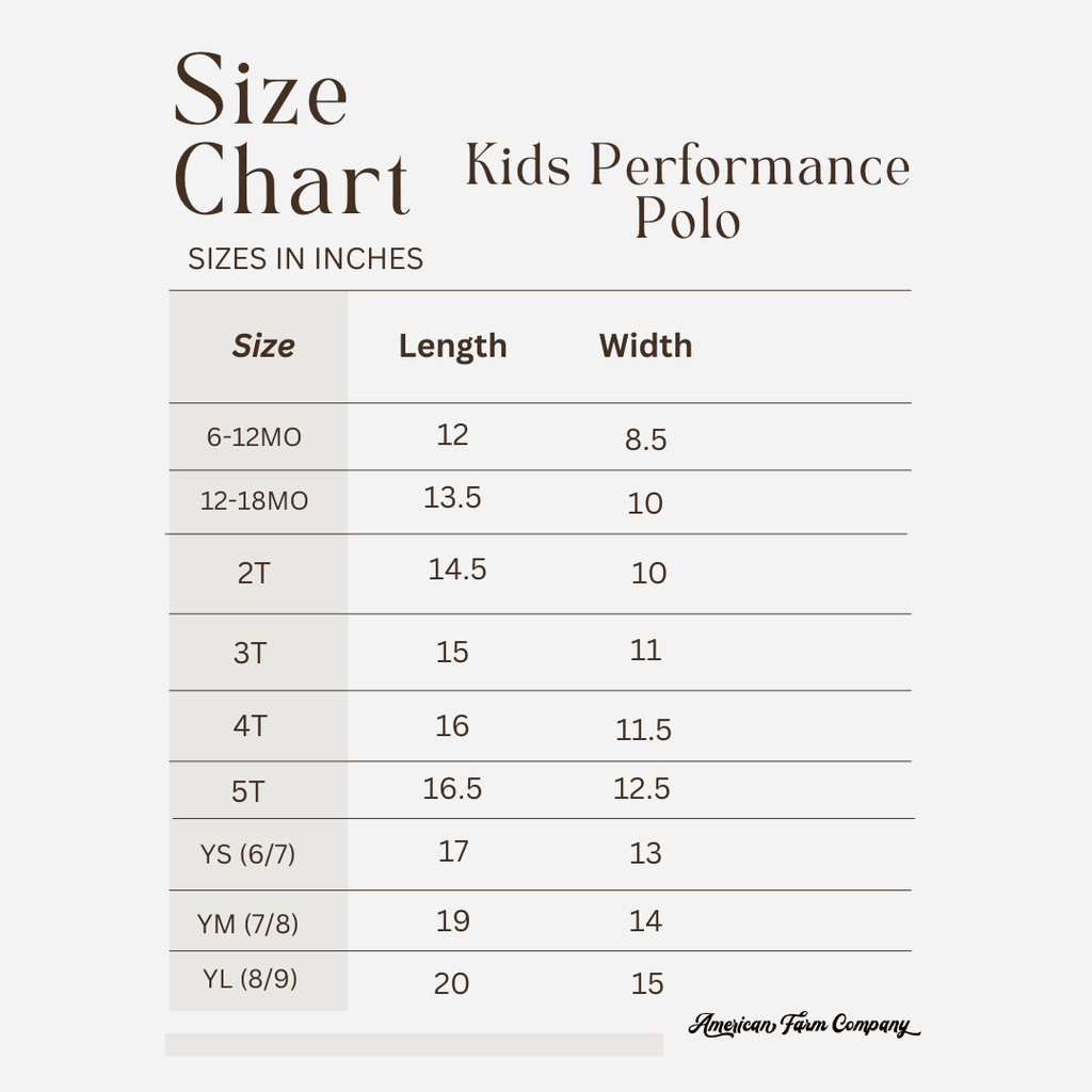 Retro Corn Baby/Youth Performance Polo
